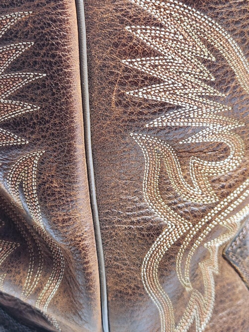 Ariat Quickdraw Western Boots Mens 12EE Wide Square Toe Brown Leather 10002227 - Picture 7 of 16